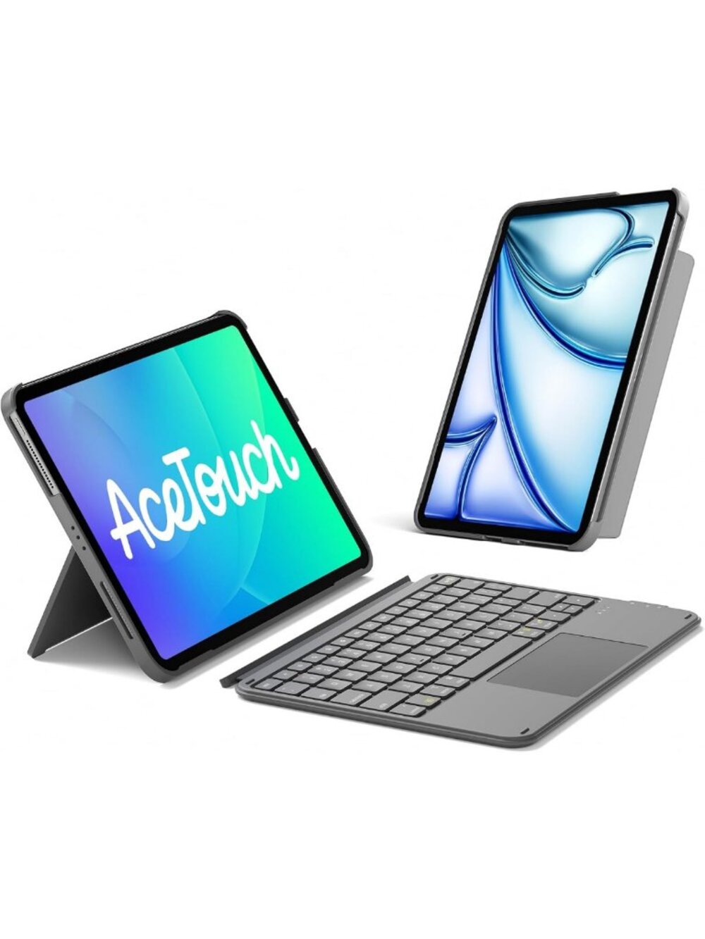 Ultralight 11th/10th Gen iPad Case with Keyboard - Slim, Lightweight & Durable